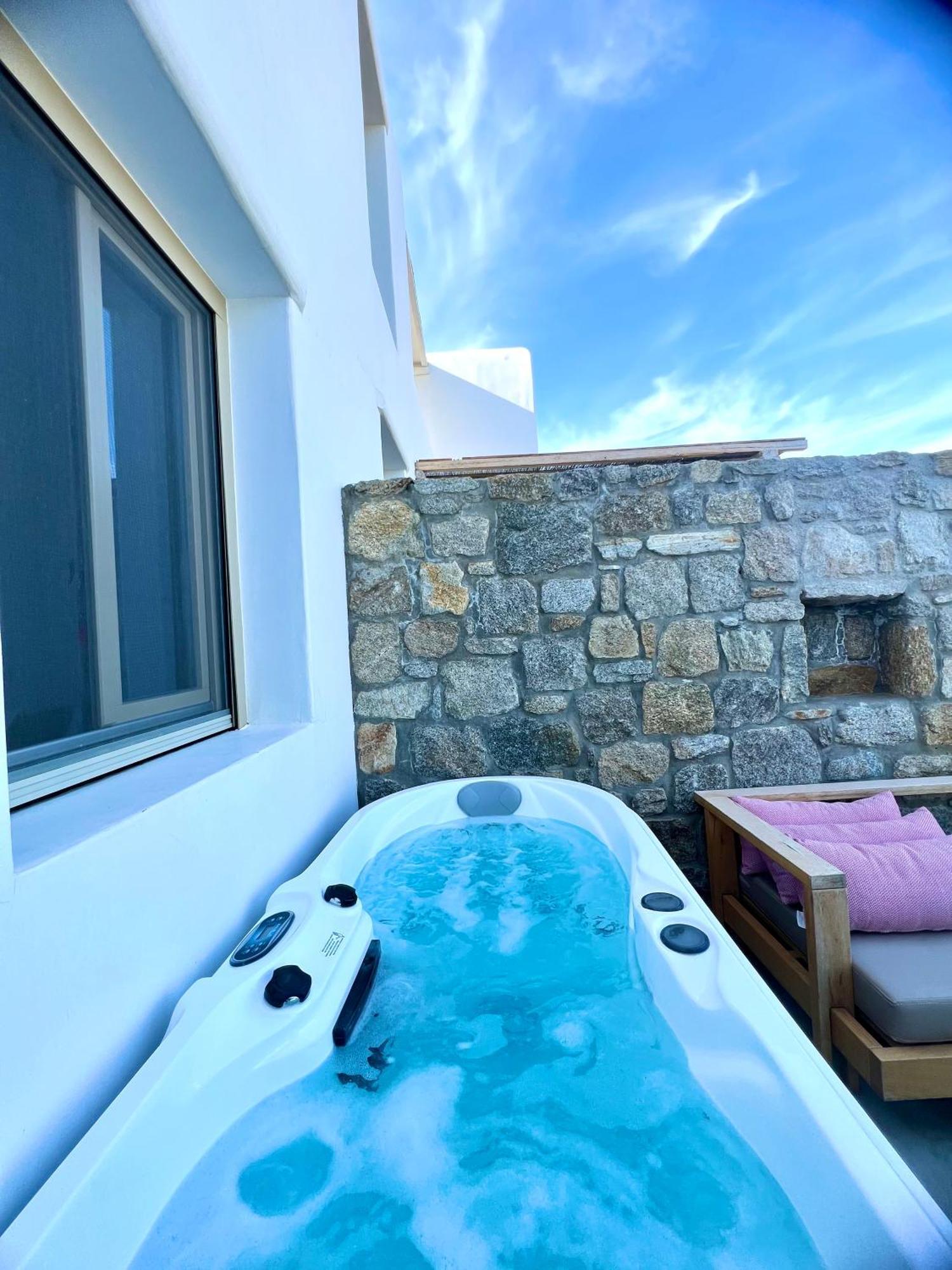 Due Mari Mykonos Hotel Agios Ioannis Diakoftis Ngoại thất bức ảnh