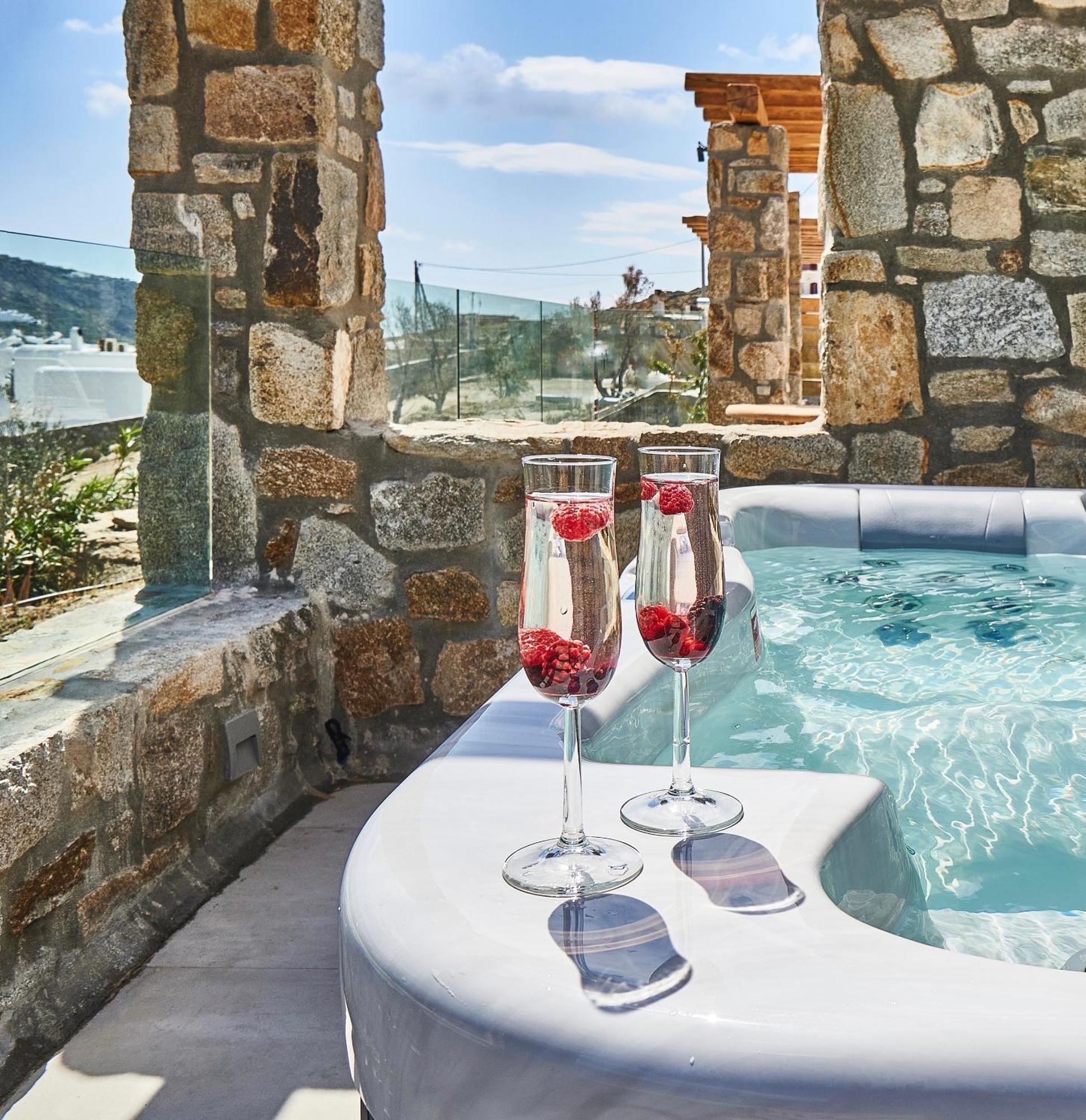 Due Mari Mykonos Hotel Agios Ioannis Diakoftis Ngoại thất bức ảnh